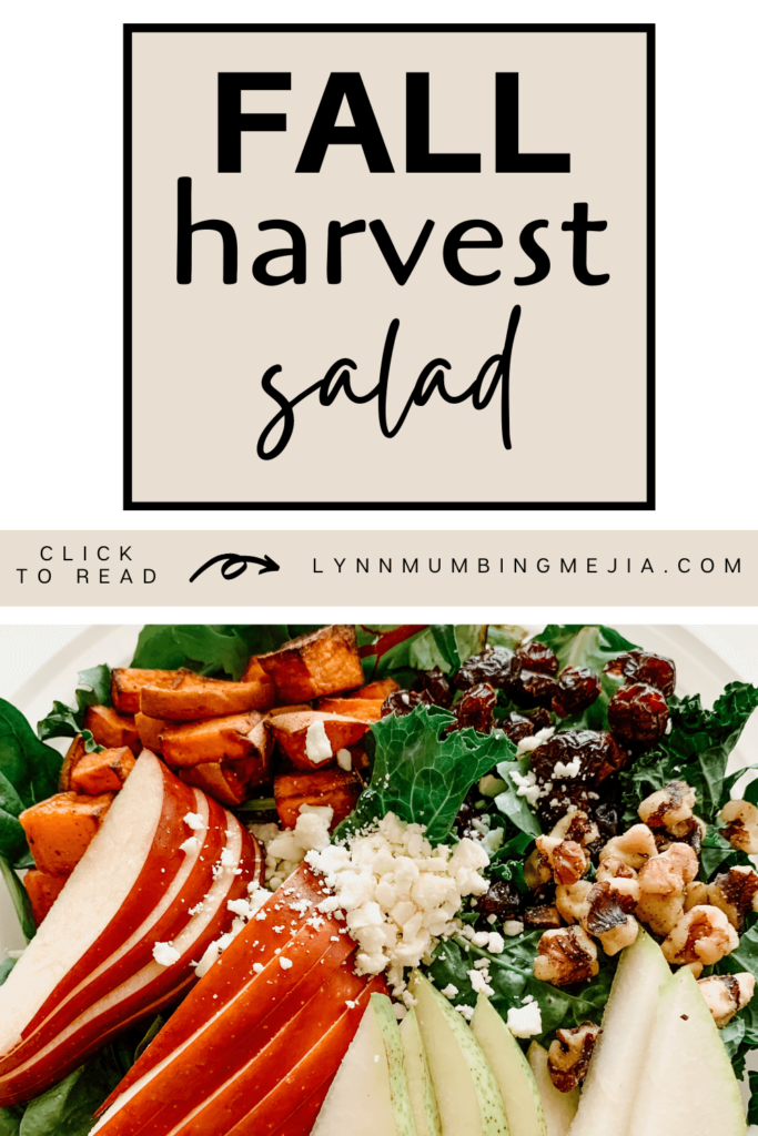 Fall Harvest Salad with Maple Tahini Dressing
