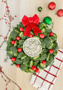 Christmas Vegetable Wreath