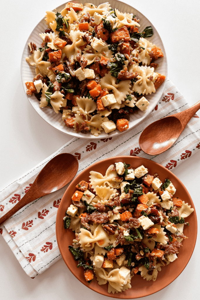 Autumn Pasta Salad - Pin 1 - Lynn Mumbing Mejia