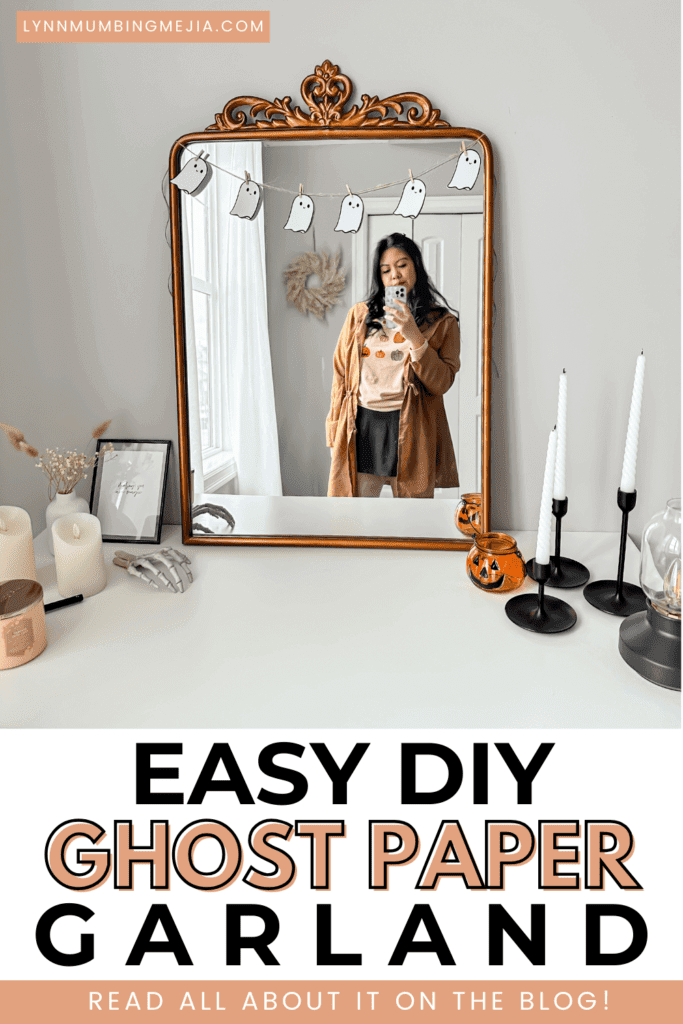 DIY Ghost Paper Garland - Lynn Mumbing Mejia - Pin 1