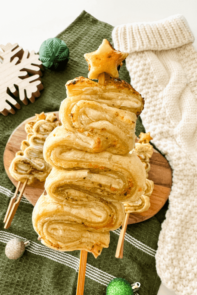 Pesto Puff Pastry Christmas Trees - Lynn Mumbing Mejia - Pin 2