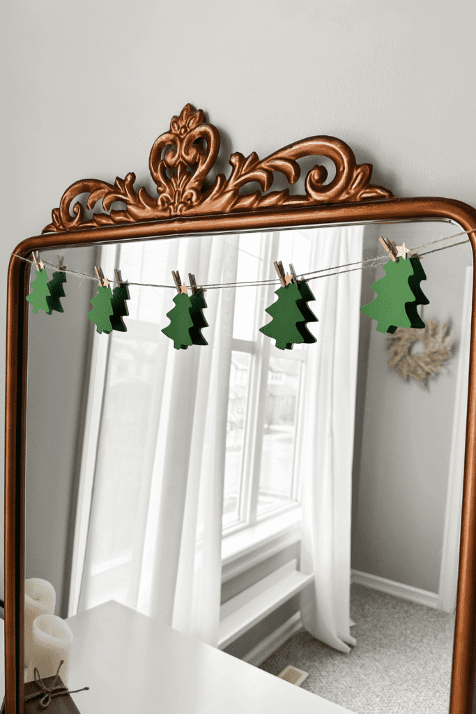 Easy DIY Christmas Tree Paper Garland - Pin 1 - Lynn Mumbing Mejia