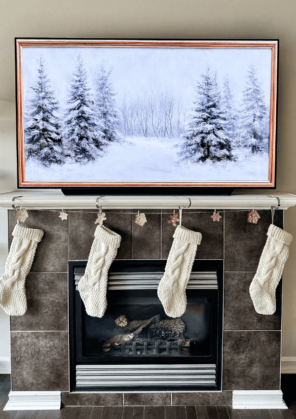 Easy Gingerbread Paper Garland Decor