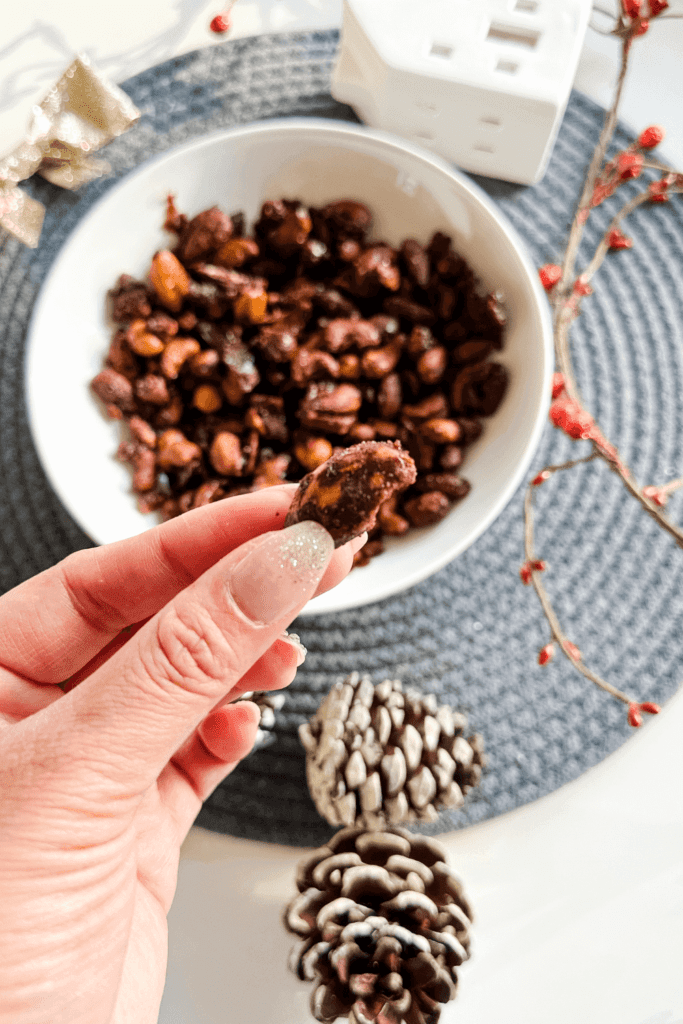 Holiday Spiced Candied Nuts - Lynn Mumbing Mejia - Pin 2